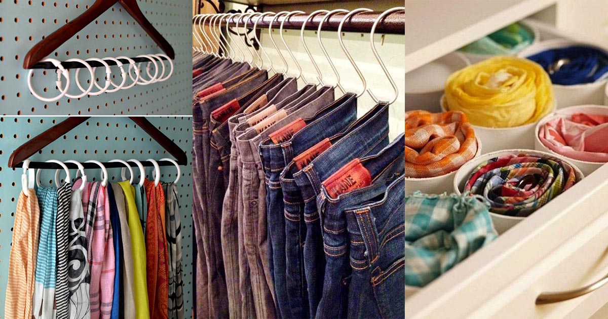 HomelySmart 10 Ideas To Help You Organize Your Clothes & Accessories