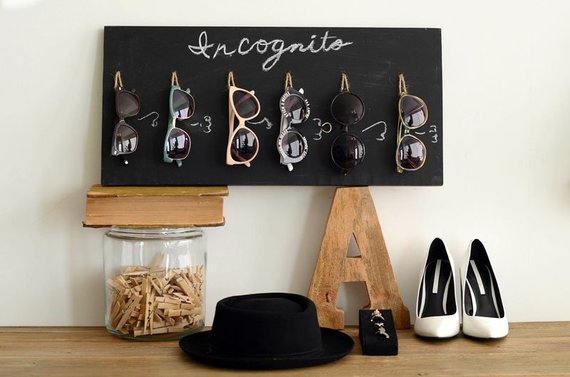 Homemade sunglasses rack outlet