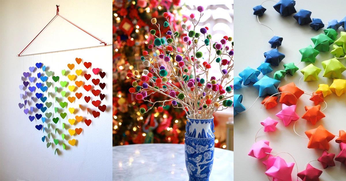 HomelySmart | 13 Rainbow Themed Decorations For Your Magical Home ...