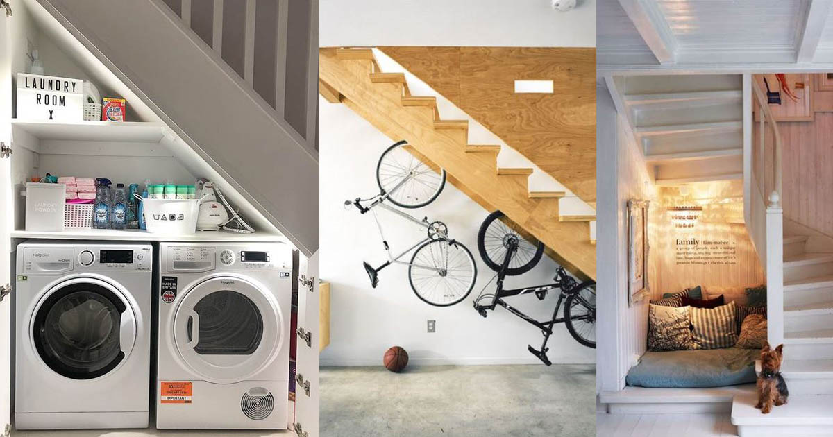 HomelySmart | 30 Outstanding Ideas To Use The Under Stairs Space