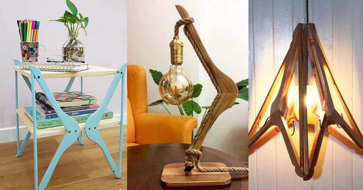 HomelySmart | 17 Fantastic Ways To Reuse Clothes Hangers - HomelySmart